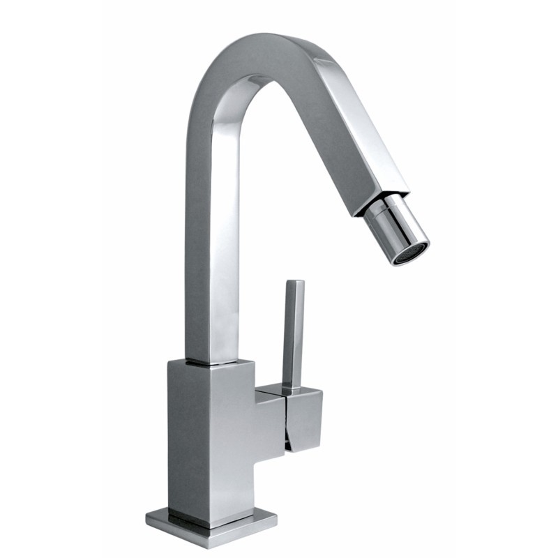 QUARZO monocomando bidet leva laterale senza scarico finitura cromo