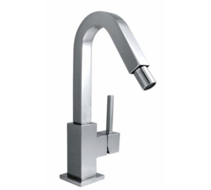 QUARZO monocomando bidet leva laterale senza scarico finitura cromo