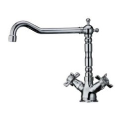 BIJOU monoforo lavello bocca stilizzata finitura cromo