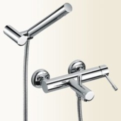 GRILLO Miscelatore per vasca esterno finitura cromo