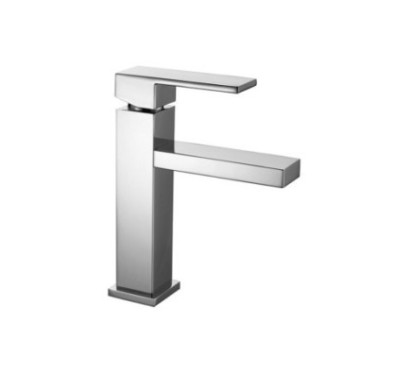 SLIM miscelatore monocomando per lavabo finitura nickel spazzolato opaco