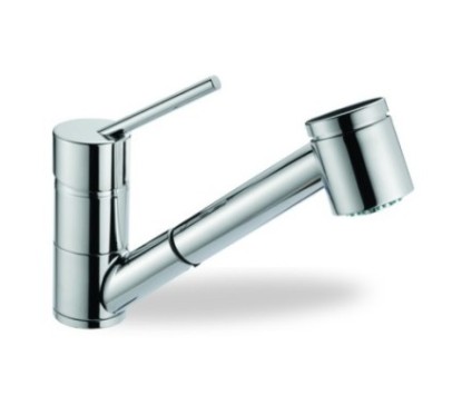 FLIC monocomando per lavello con doccia estraibile finitura cromo