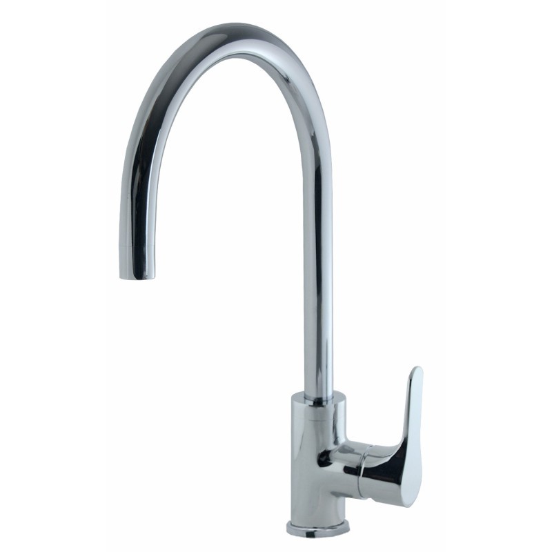 FLY monocomando lavello leva laterale finitura nero opaco