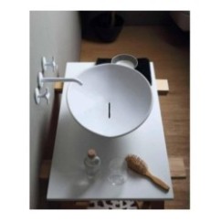 AFYA lavabo d'appoggio finitura bianco lucido