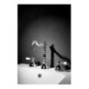 ARTEX Batteria lavabo scarico 1”1/4 finitura cromo con scarico