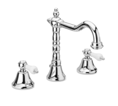 ARTEX Batteria lavabo scarico 1”1/4 finitura cromo con scarico