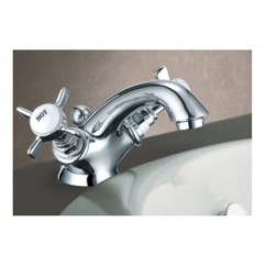 LIVINGSTONE monoforo lavabo finitura cromo