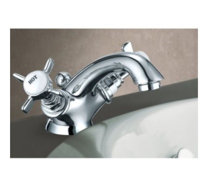 LIVINGSTONE monoforo lavabo finitura vecchio bronzo