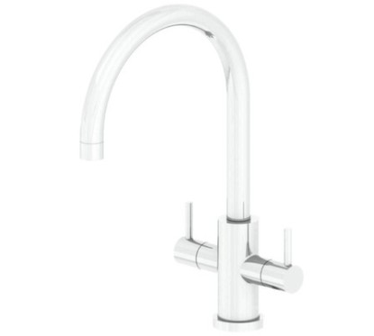 MINIMAL rubinetto lavello in acciaio inox finitura satinato