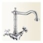 LIVINGSTONE monoforo lavabo con canna alta finitura cromo