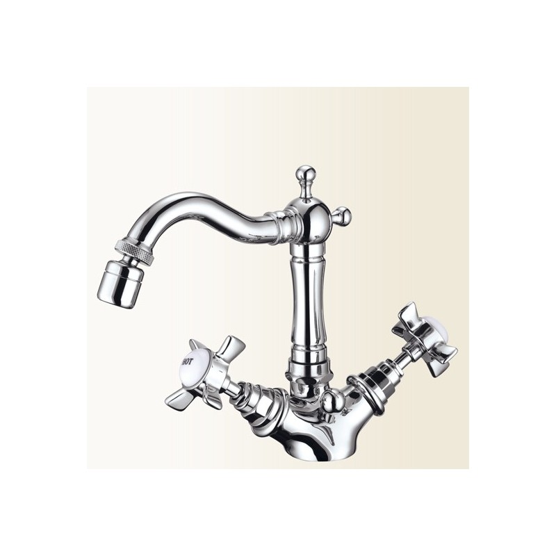 LIVINGSTONE monoforo bidet con canna alta finitura cromo