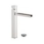 CUBE WATERFALL monocomando lavabo alto con bocca a cascata finitura cromo