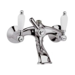 RETRO' Gruppo vasca con deviatore e attacco 3/4M finitura cromo