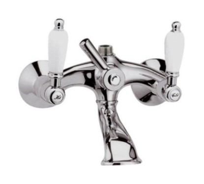 RETRO' Gruppo vasca con deviatore e attacco 3/4M finitura cromo