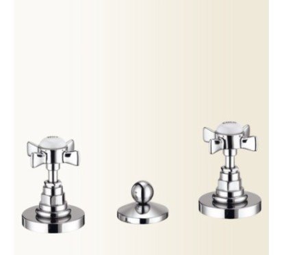 LIVINGSTONE batteria bidet finitura cromo