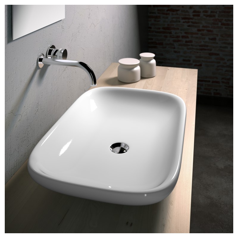 CLEAR lavabo da appoggio 66 cm