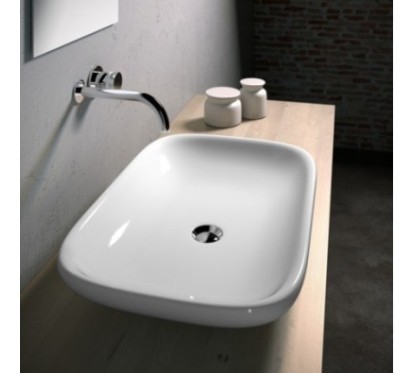 CLEAR lavabo da appoggio 66 cm