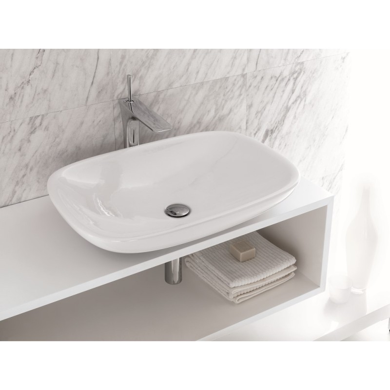 CLEAR lavabo da appoggio 66 cm