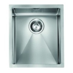 MAKI-R - INCASSO SLIM  Lavello monovasca 390x450 in acciaio inox finitura satinato