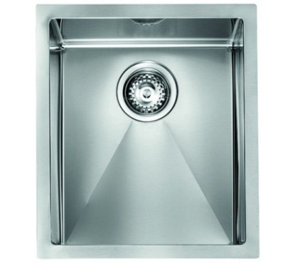 MAKI-R - INCASSO SLIM  Lavello monovasca 390x450 in acciaio inox finitura satinato