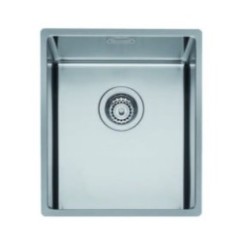 MAKI R lavello in acciaio inox a una vasca finitura satinato