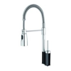 SPRINGP40 miscelatore monocomando con doccetta 2 getti finitura cromo