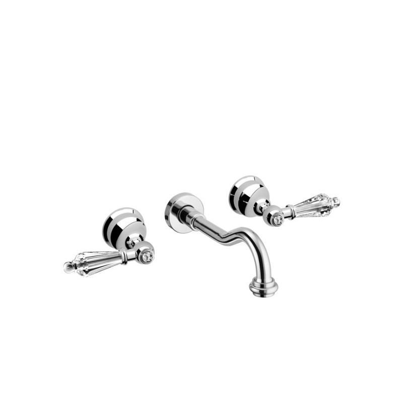 FLY BIJOUX batteria per lavabo 3 fori ad incasso finitura cromo