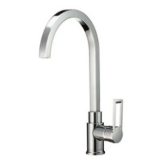 SHARK miscelatore lavello orizzontale con bocca a P diam.18 cromo