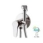 OMEGA ECO Miscelatore incasso per shut-off con doccetta shut-off, supporto doccia, presa acqua finitura cromo