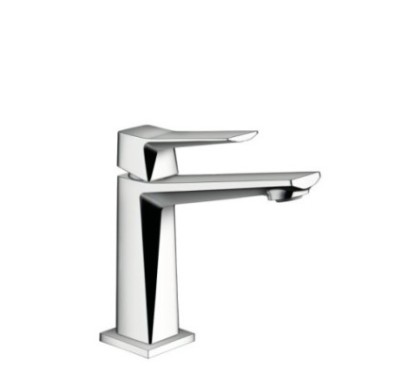 RUBINO monocomando lavabo con scarico click clack finitura cromo
