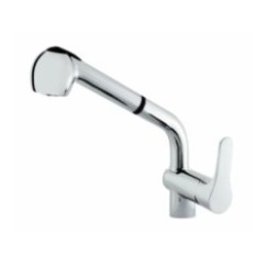 FLY monocomando lavello doccia estraibile finitura cromo