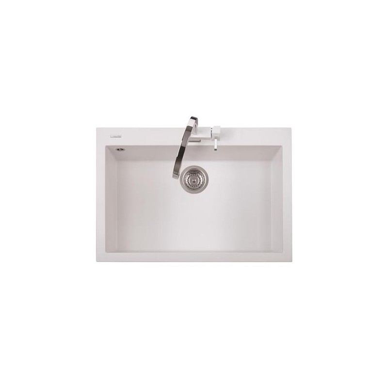 PLADOS - ONE 76.10 Lavandino cucina ad una vasca finitura ultrametal 42 titanio