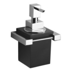 OSCAR porta dosatore finitura vetro bianco