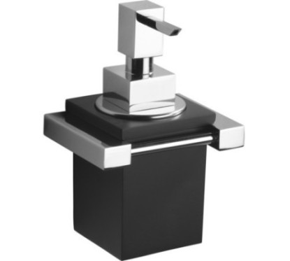 OSCAR porta dosatore finitura vetro bianco