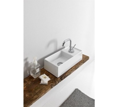 TEOREMA 2.0 Lavabo da appoggio 41 x 19 Cm