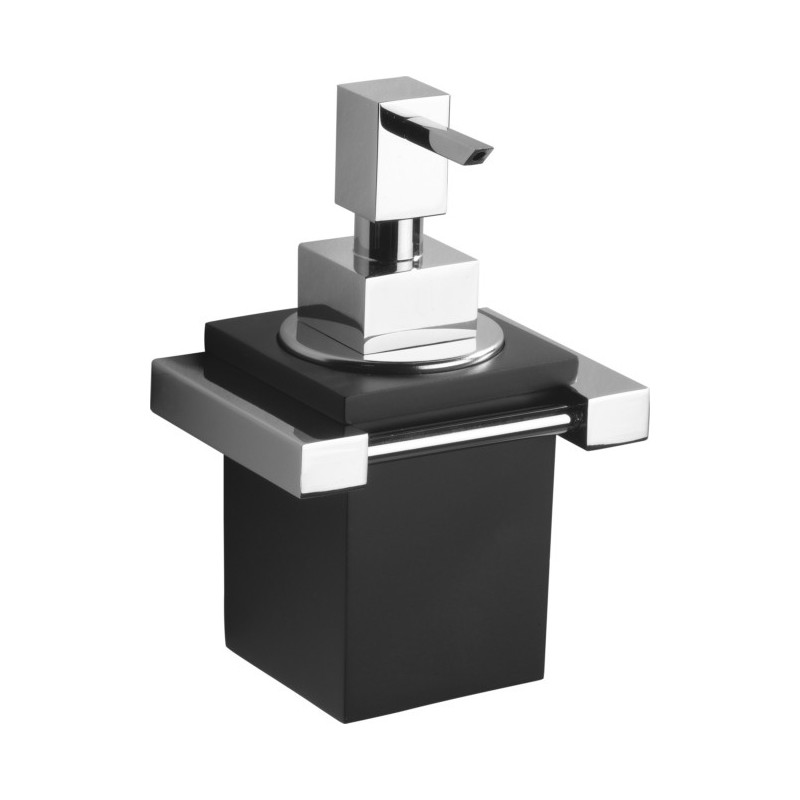 OSCAR porta dosatore finitura vetro nero