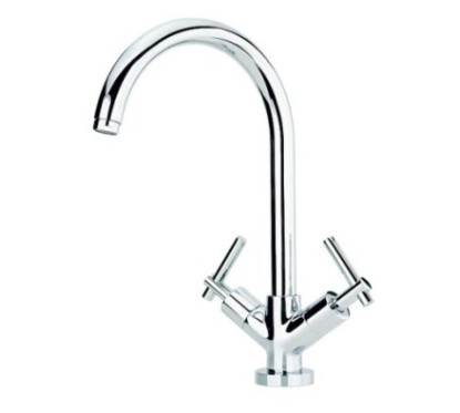 ROAMING MONOLEVA rubinetto monoforo lavello bocca a "P" ø 26 finitura cromo