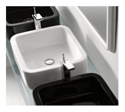 SOHO lavabo d'appoggio rettangolare 450x500 mm.