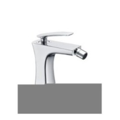 JULIA miscelatore bidet con scarico finitura cromo