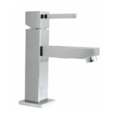 QUARZO monocomando lavabo senza scarico finitura cromo