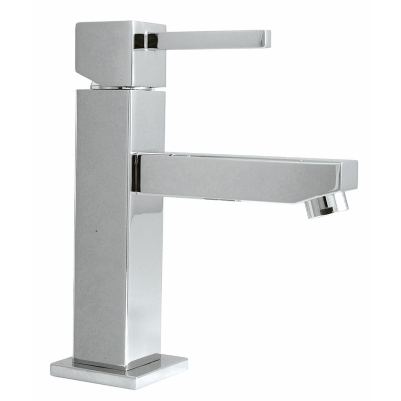 QUARZO monocomando lavabo senza scarico finitura cromo