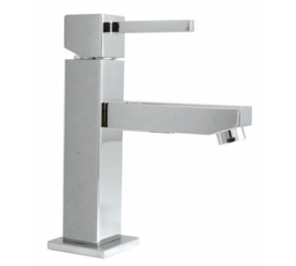 QUARZO monocomando lavabo senza scarico finitura cromo