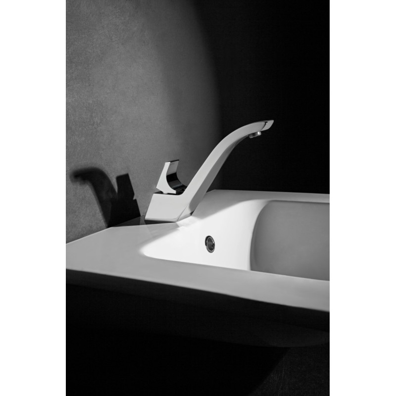 TOSCA Monocomando lavabo scarico 1”1/4 finitura cromo