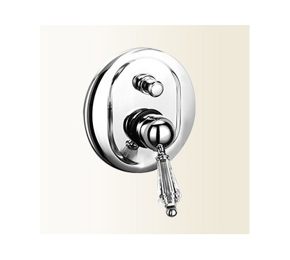 NEW VINTAGE miscelatore per doccia incasso con deviatore finitura cromo-oro