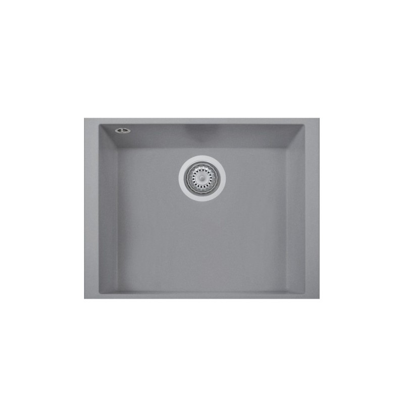 ONE 56.10ST Lavandino cucina ad una vasca finitura ultrametal 14 concrete