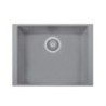 ONE 56.10ST Lavandino cucina ad una vasca finitura ultrametal 41 alluminio