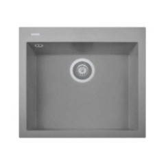 ONE 60.10 Lavandino cucina ad una vasca finitura nanostone N1 pure white