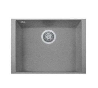 ONE 60.10ST Lavandino cucina ad una vasca finitura ultrametal 42 titanio