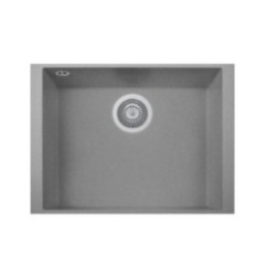 ONE 60.10ST Lavandino cucina ad una vasca finitura ultrametal 44 nero