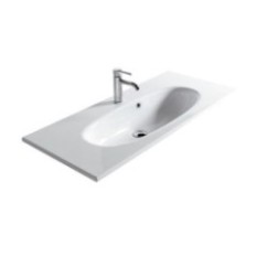 ERGO lavabo cm 105x45xh1,8, monoforo